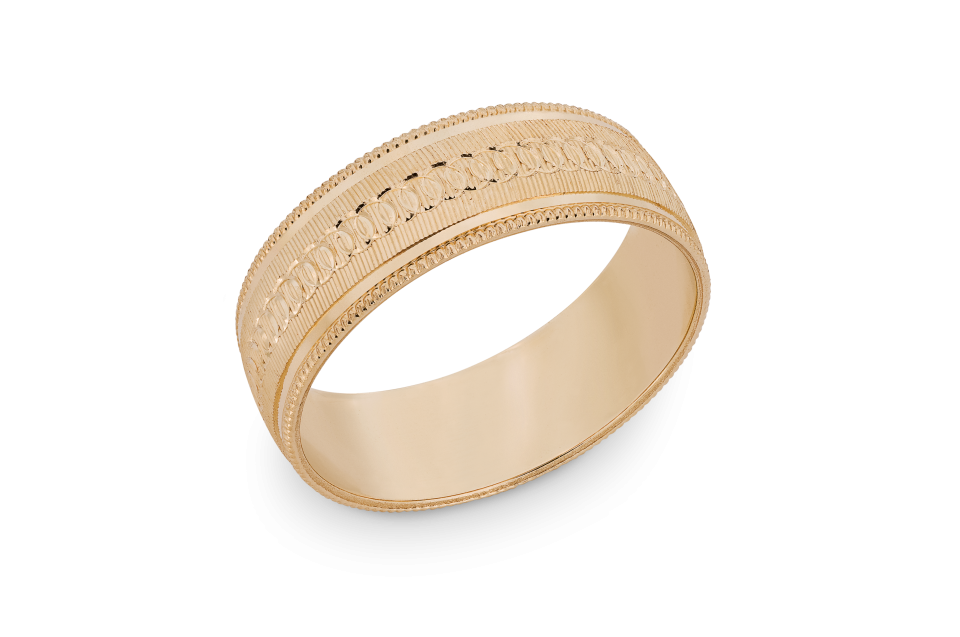 Anillo de Oro 14k Argolla de Matrimonio FourteenKarat